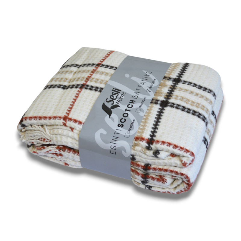 Плед-покривало Sesli Scotch 15216-F 180х220 см