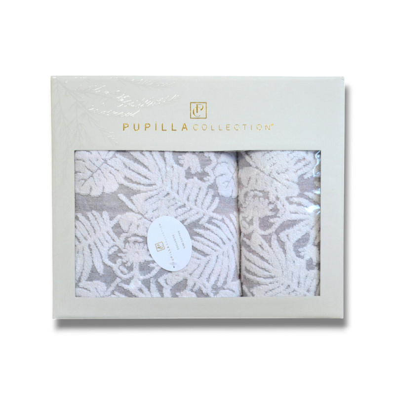 Набір махрових рушників Pupilla Egzotic 30600, 50х90 і 70х140 см (2 шт.)
