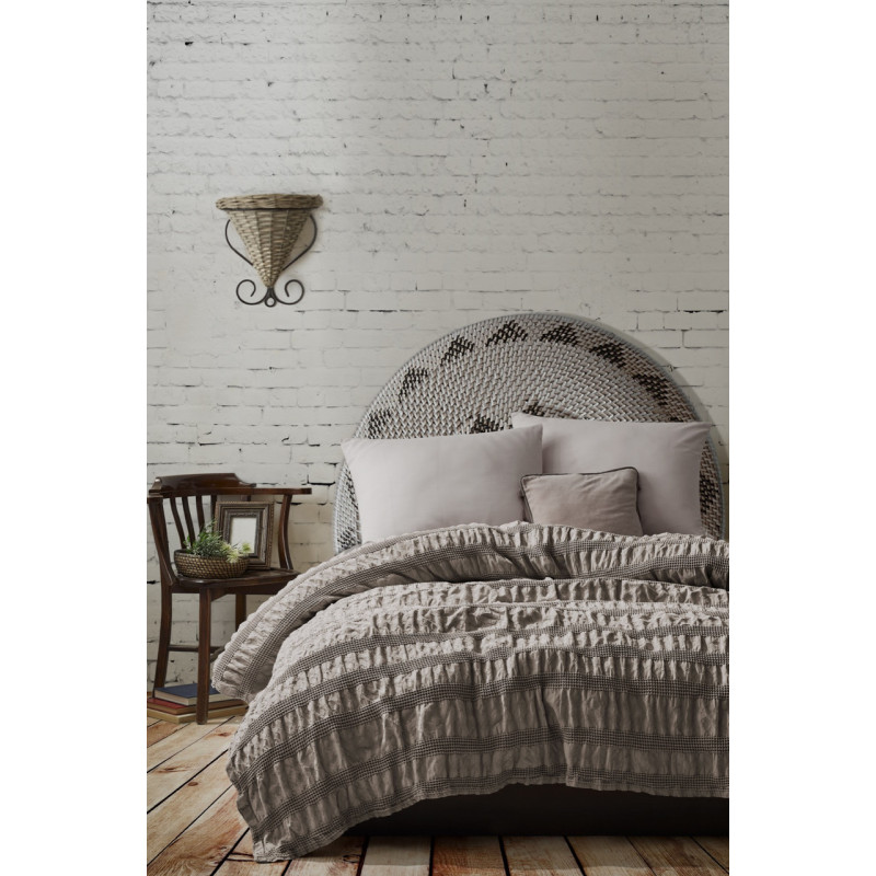 Жакардове покривало Saheser Apollo KR34480 220х240 см Mink