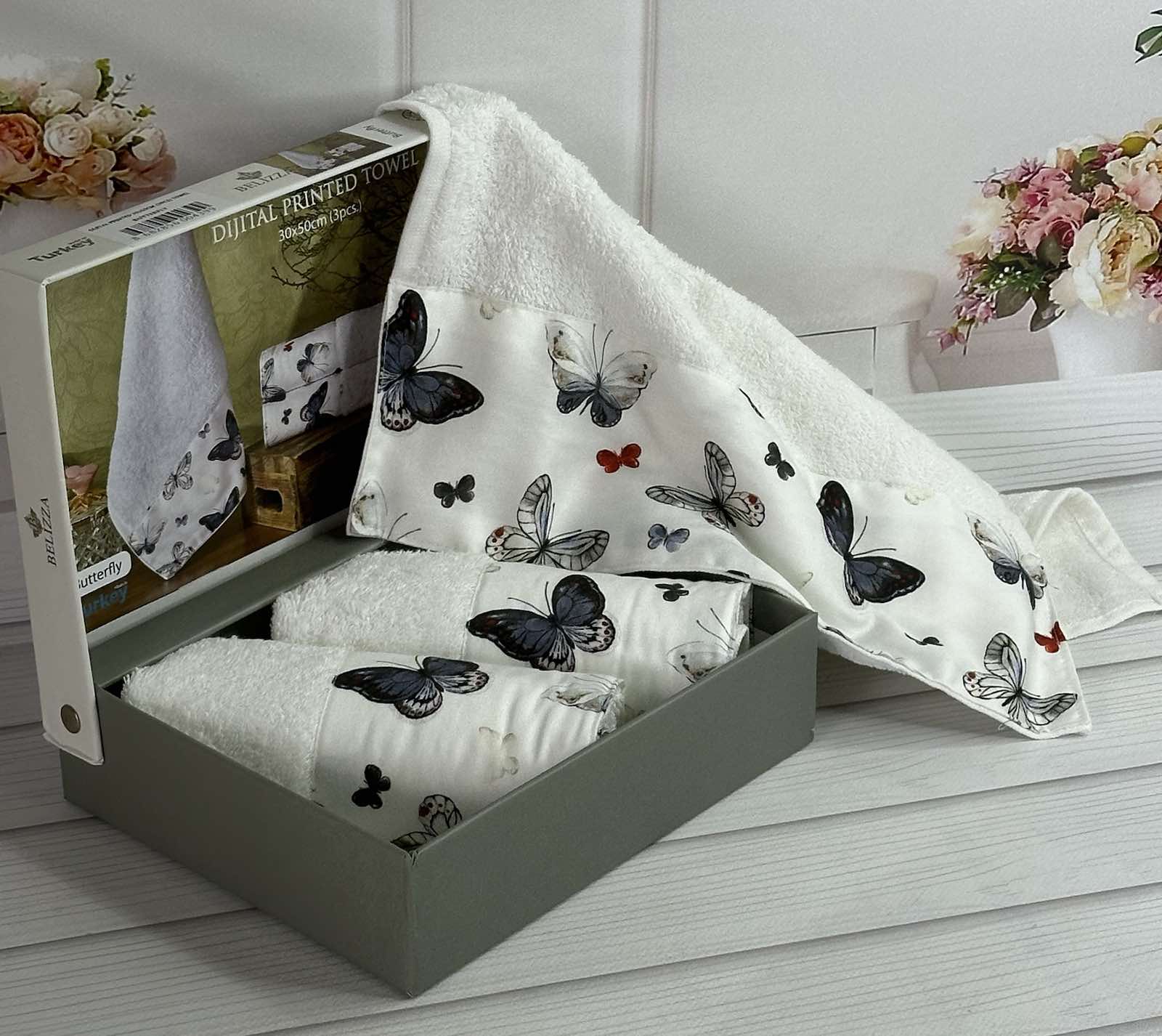 Belizza Butterfly 30х50см., махрові кухонні рушники. (77147)