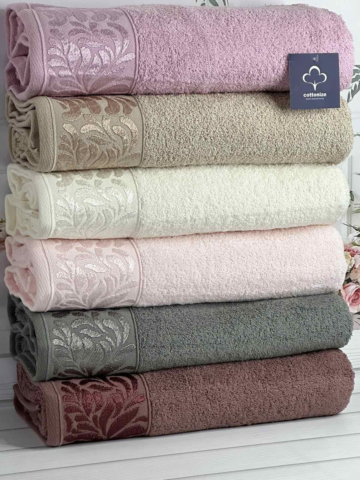 Wenzel бавовняні рушники 50х90см., 6шт/уп. Sweet dream Туреччина. (63807)