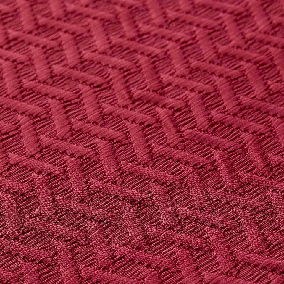 Покривало з наволочкой Karaca Home - Charm bold bordo бордовий 160*240 полуторний