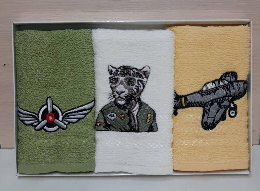Кухонні рушники Махрові (ТМ Niltex) бавовна 30х50 (3шт.) Туреччина