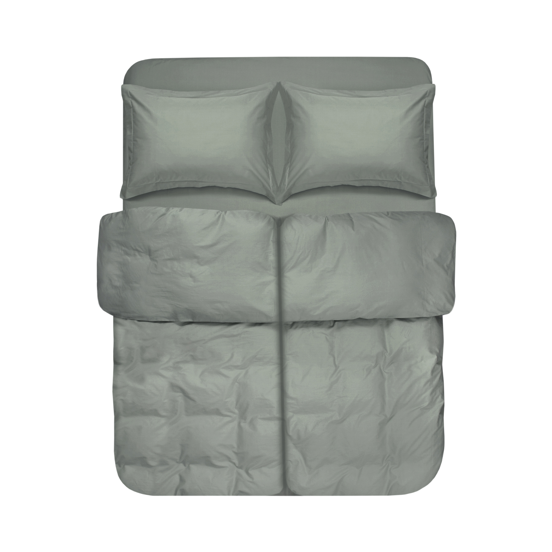 Комплект постільної білизни Lotus Home Rebeca оливковий, сімейний, 100% бавовна